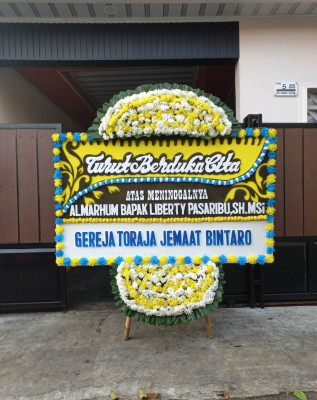 Papan Bunga Duka di Baruyan